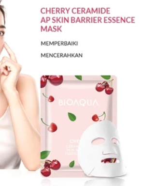 Permata Indo Kav BIOAQUA Cherry Ceramide AP Skin Barrier Essence Mask