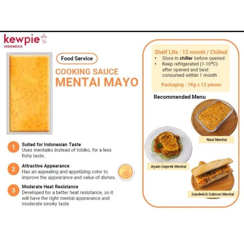 Kewpie Cooking Sauce Mentai Mayo 3