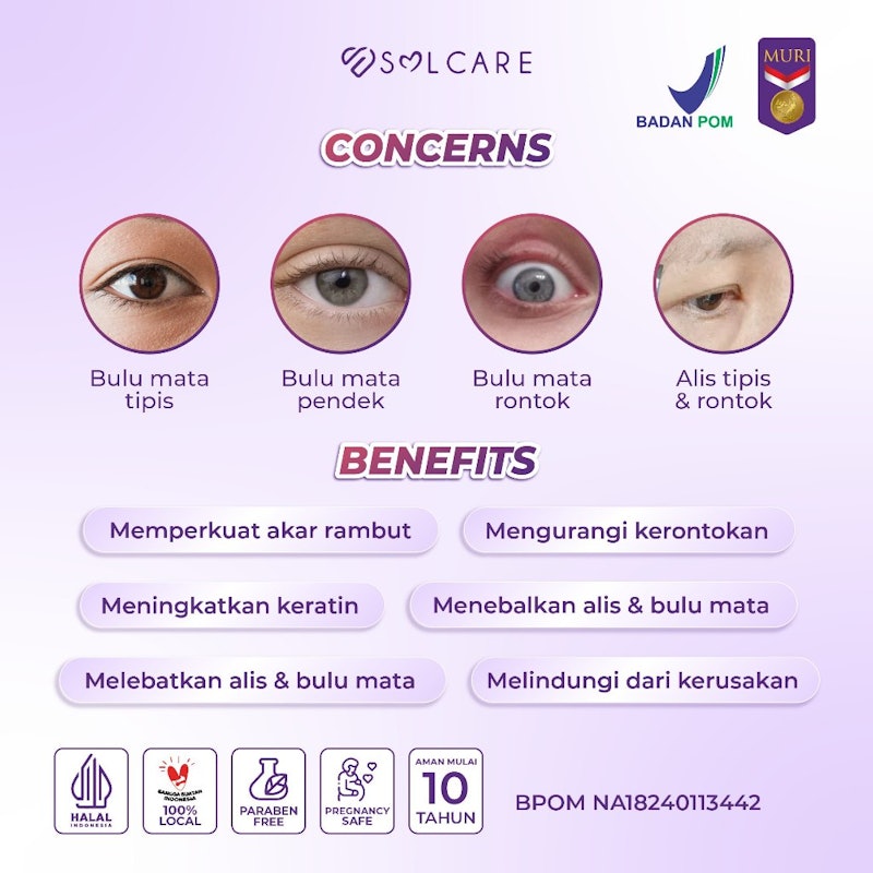 Solcare Eyebrow & Lash Serum 2