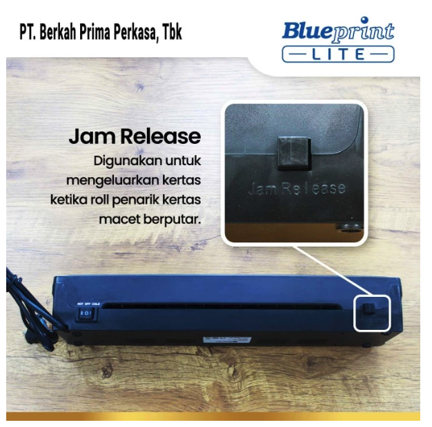 Berkah Prima Perkasa Blueprint Lite Mesin Laminating  LM125
