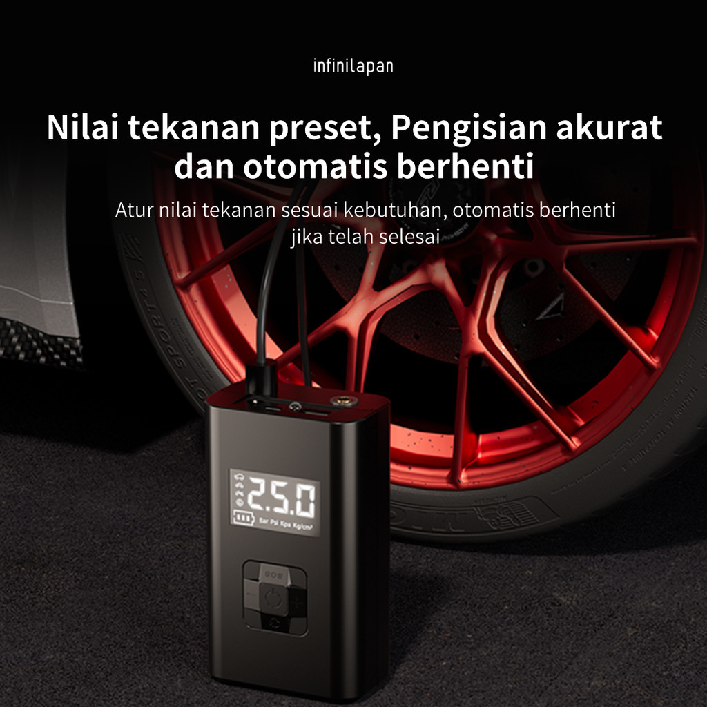  Infinilapan Portable Air Pump 2-in-1
