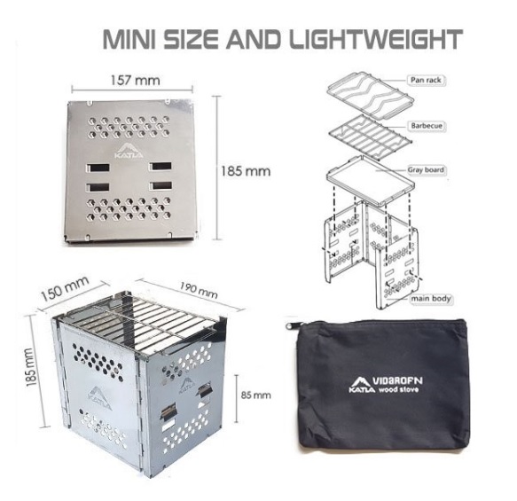KATLA VIDAROFN Wood Stove