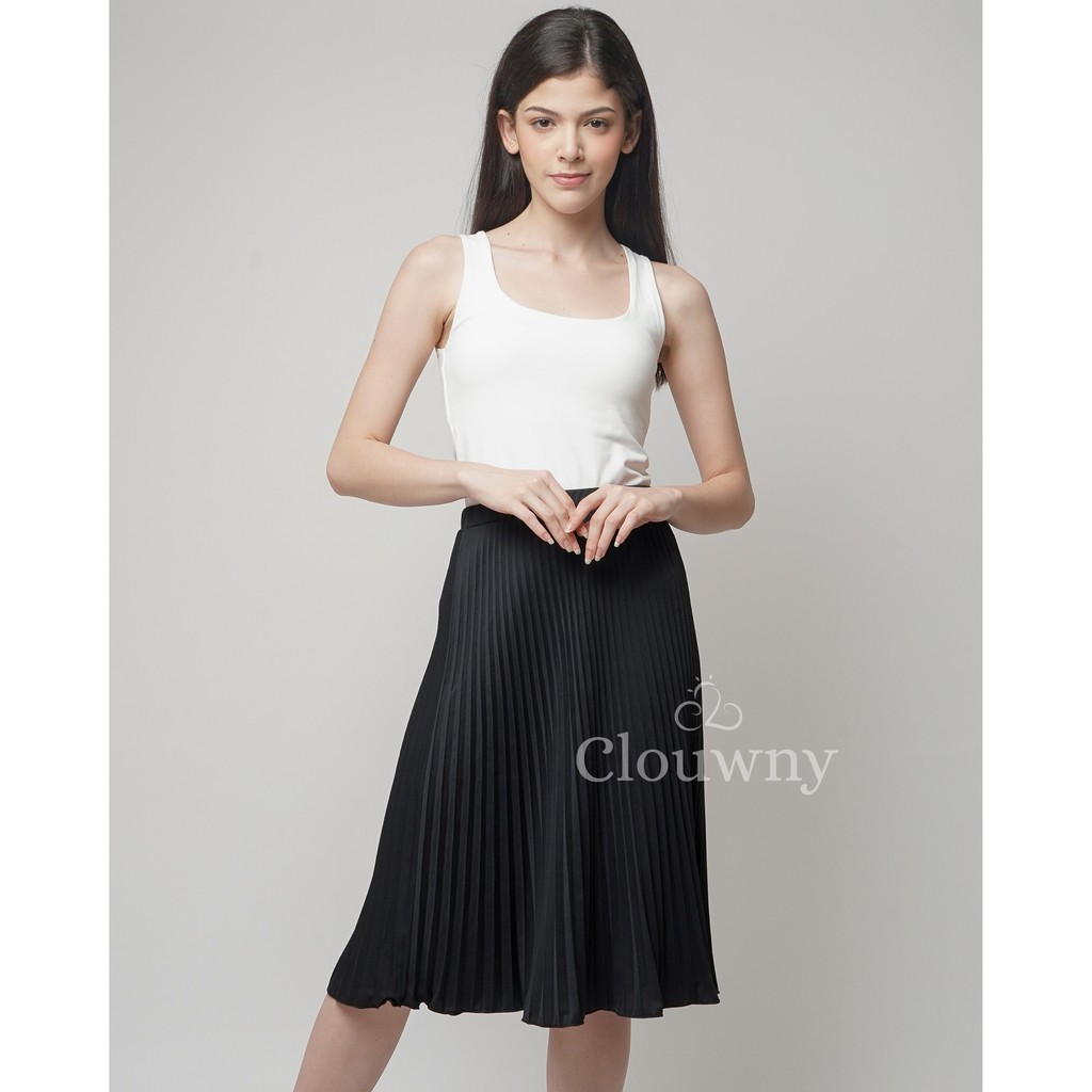 Vamos Midi Pleat Skirt 2
