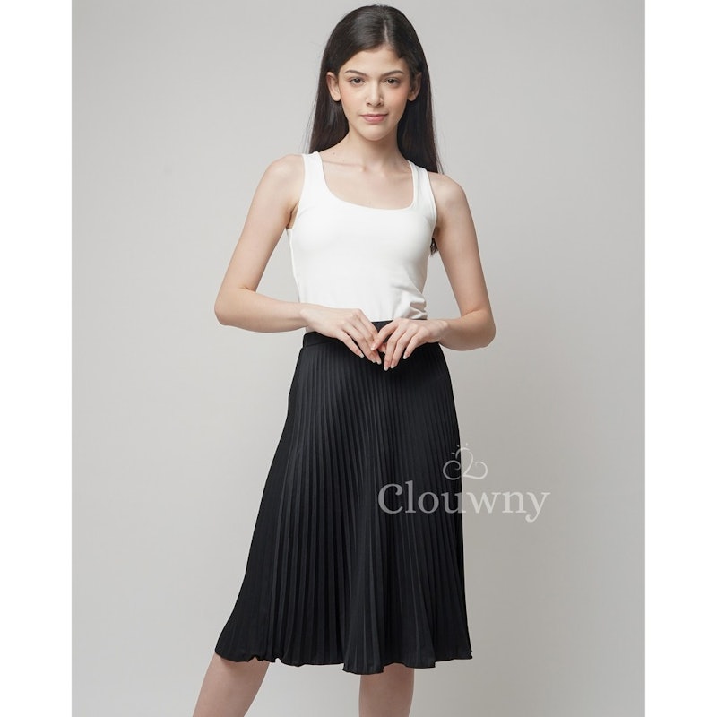 Vamos Midi Pleat Skirt 2