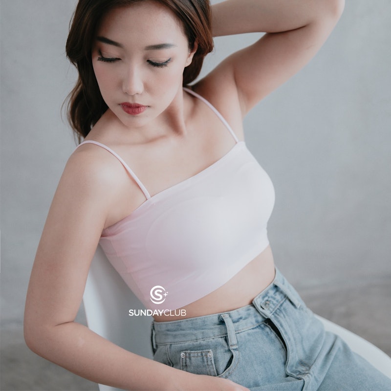 Tube Tank Tanktop Bra Kemben Spaghetti Strap 4