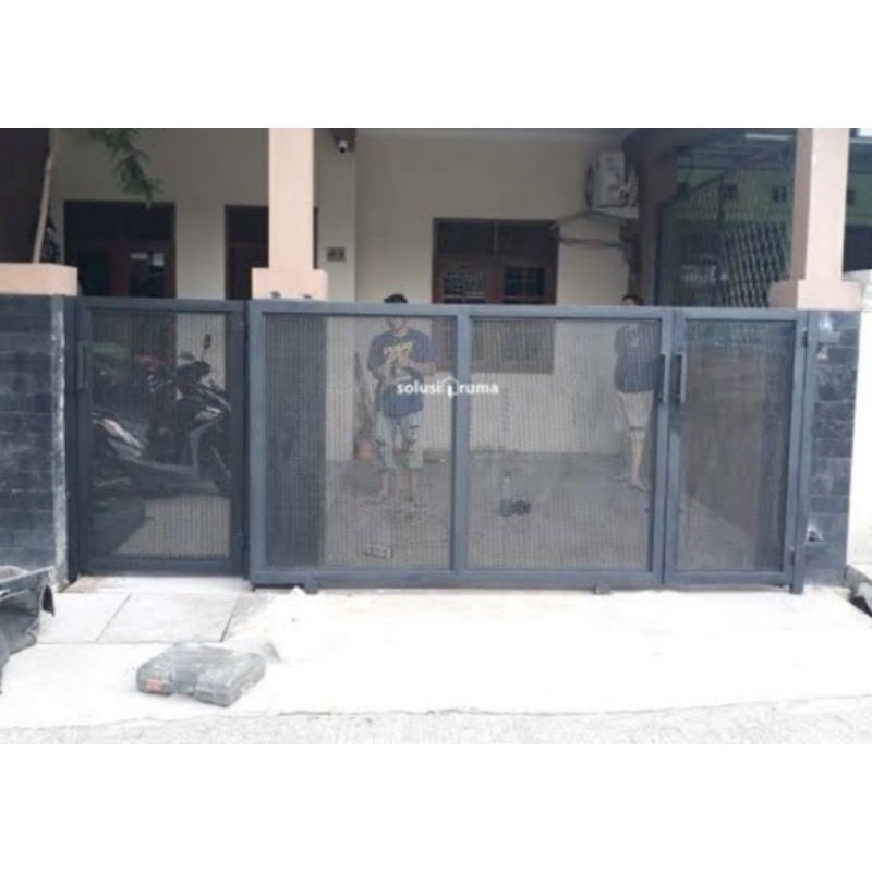 Pagar Gerbang Bahan Plat Expanded 3