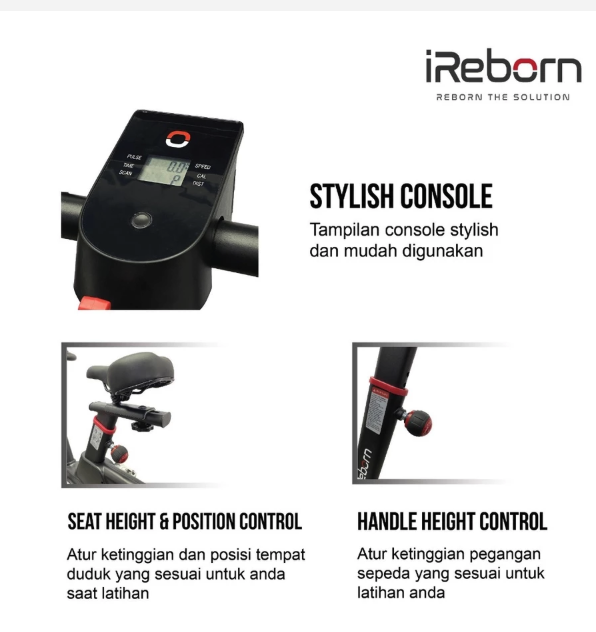 Trijaya Sportech iReborn iPedro Spin Bike 