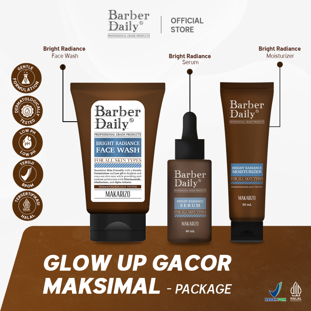 Barber Daily Bright Radiance Package 2