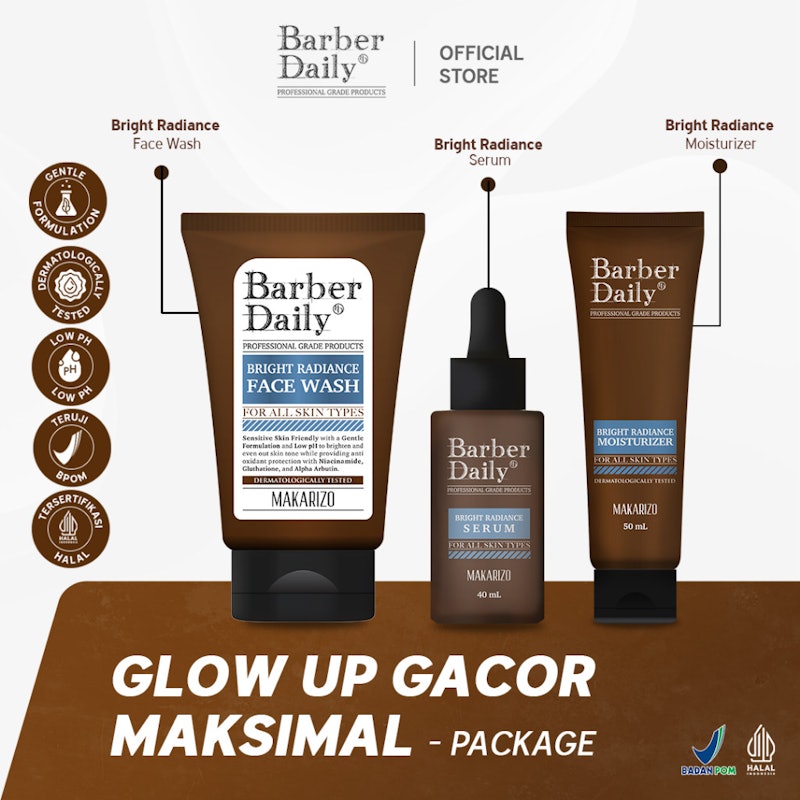 Barber Daily Bright Radiance Package 2