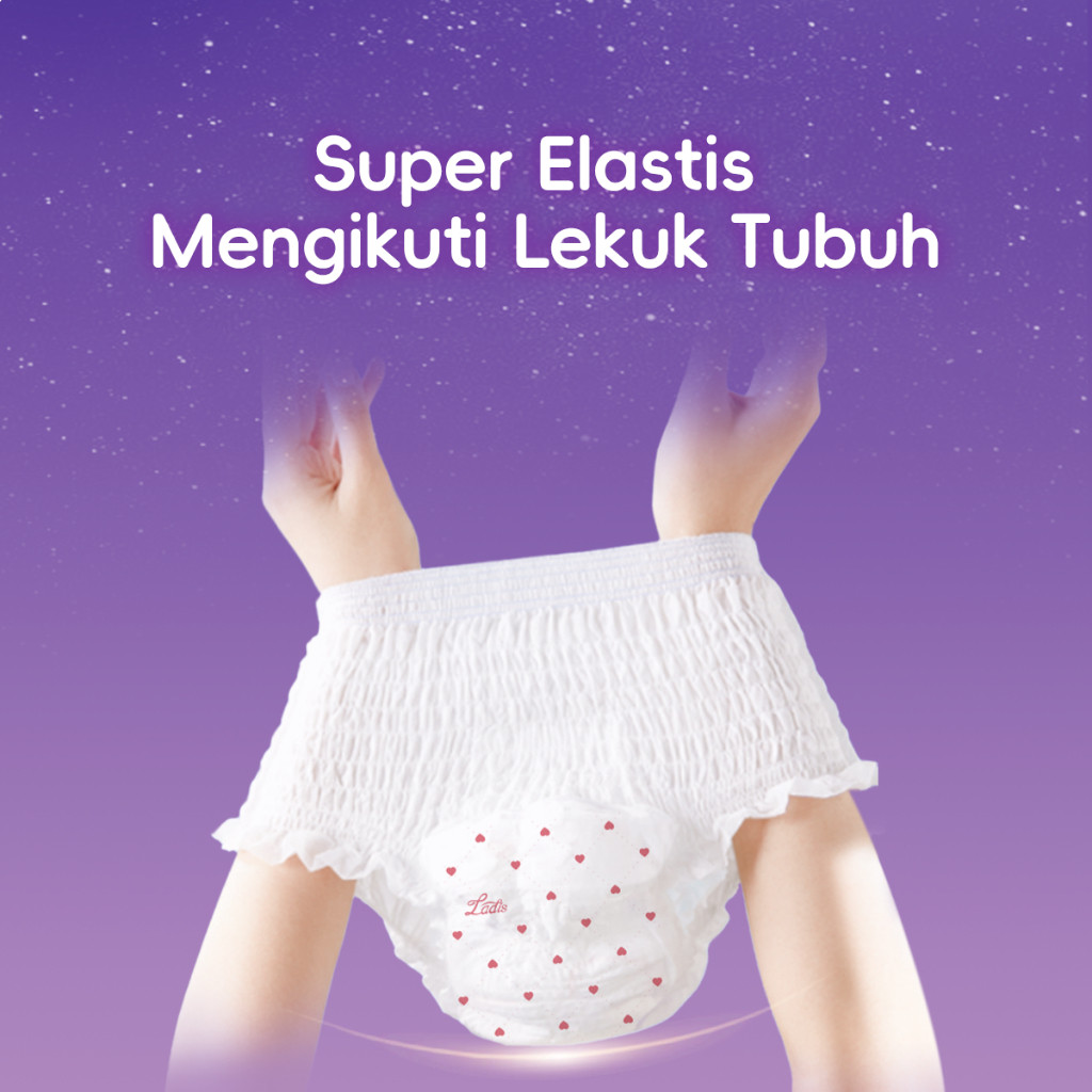 Ladis Pembalut Celana Menstruasi Dream Series 4
