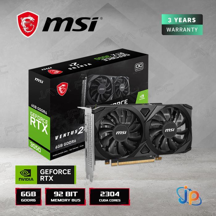 Micro-Star International MSI GeForce RTX 3060 VENTUS 2X OC 6 GB