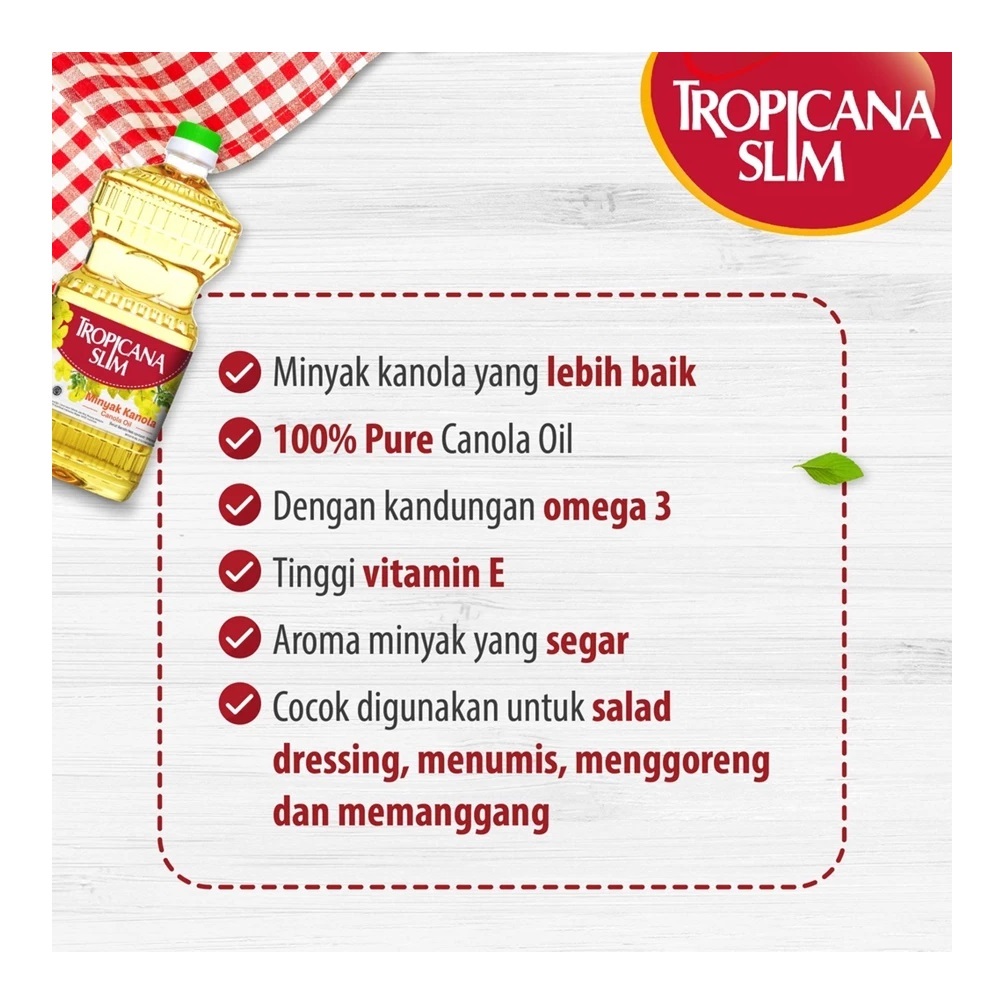Nutrifood Tropicana Slim Minyak Kanola