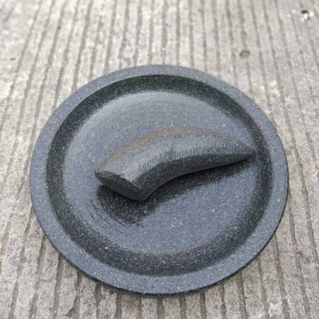  Cobek Batu Asli Gunung Free Ulekan