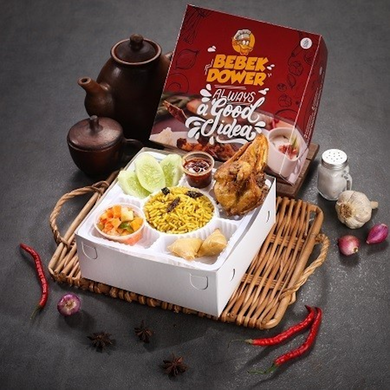 Bebek Dower Nasi Kebuli Ayam 1/4 ekor + Samosa 2