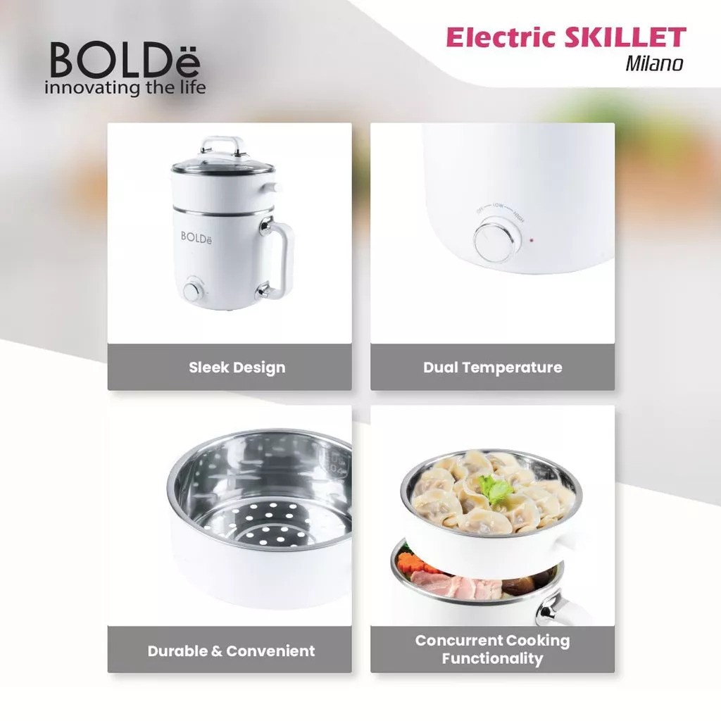 Bolde Inovasi Global BOLDë Electric Skillet Milano