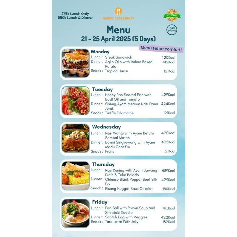 Hanan Catering Healthy Diet 4