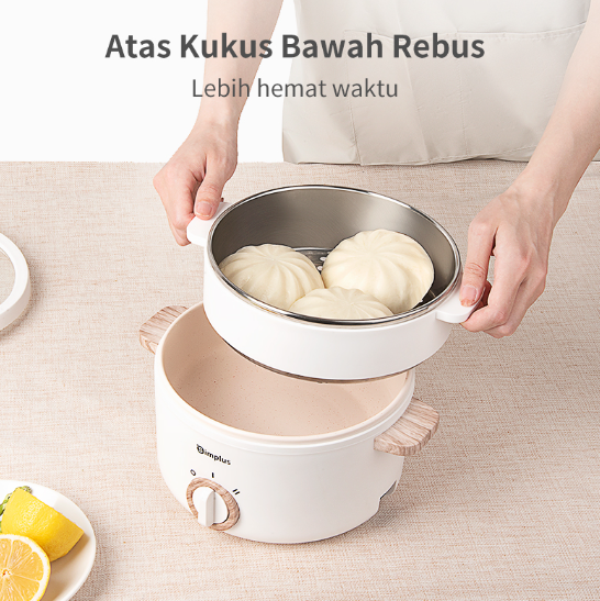 Yaoyao Indonesia Info Tech Simplus Panci Listrik 1,5L 003-01