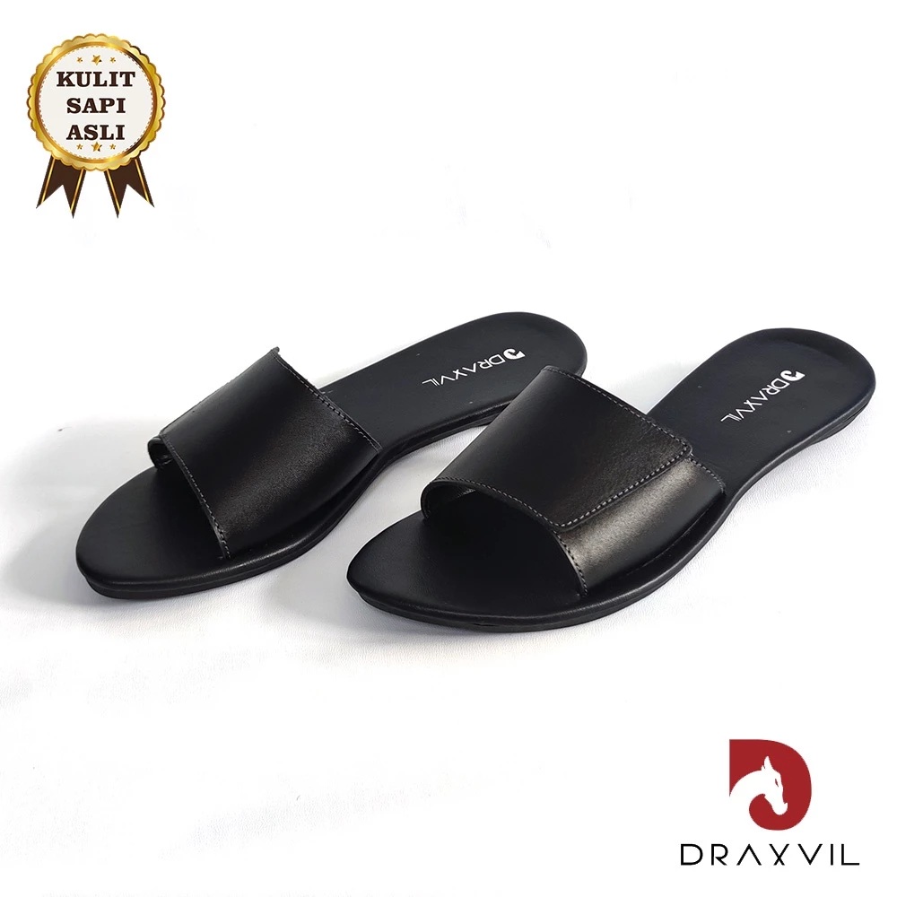 DRAXVIL Sandal Kulit Sapi Asli