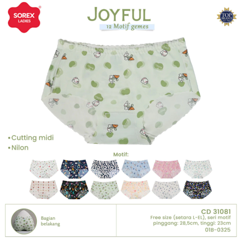 Sorex Celana Dalam Joyful Printing Flower 2