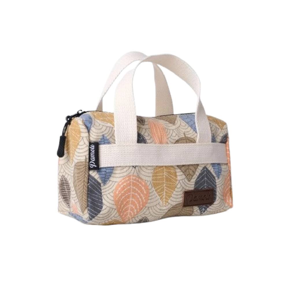 Pamole Pouch Dompet Travelling Bahan Kanvas Motif Penutup Resleting