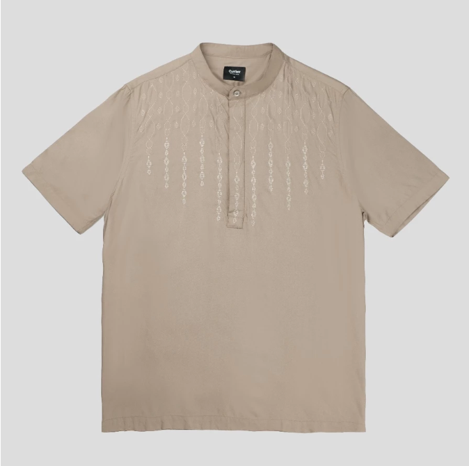  CUTOFF Rashad Kemeja Koko Lengan Pendek