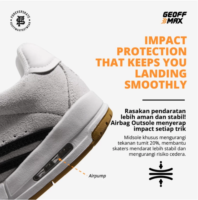 Geoff Maksimal Jaya Geoff Max Stance Fs Black White