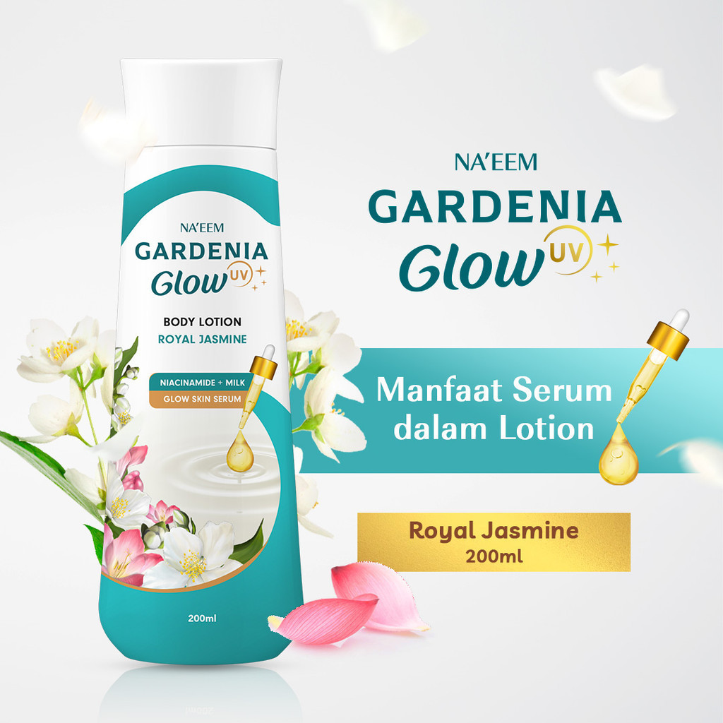 Bina Karya Prima Na'eem Gardenia Glow Body Lotion Royal Jasmine