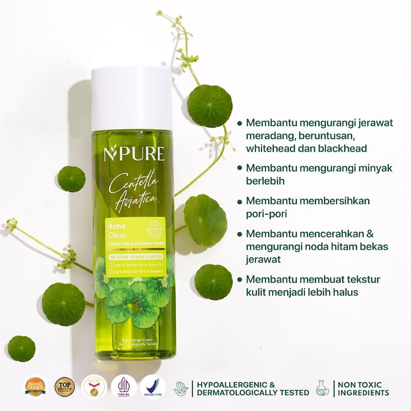 N'PURE Acne Face Toner Centella Asiatica