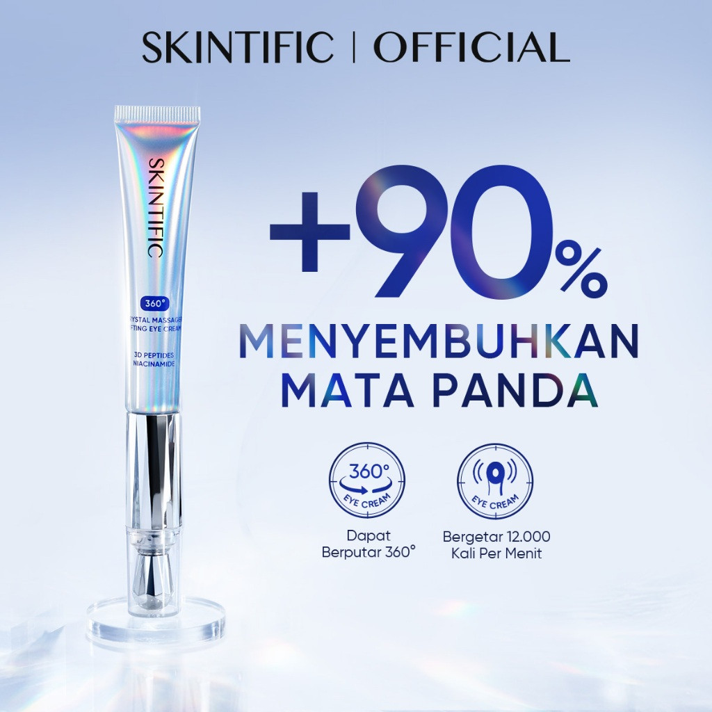 SKINTIFIC Cosmetics SKINTIFIC 360º Crystal Massager Lifting Eye Cream
