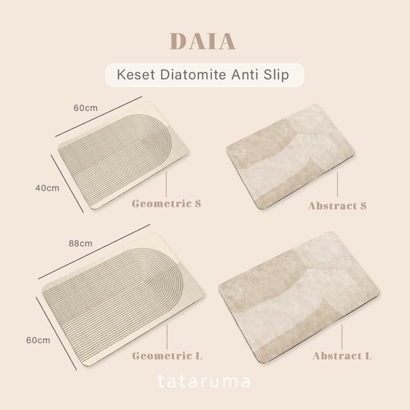 Tataruma.Co Daia Keset Penyerap Air Diatomite 5