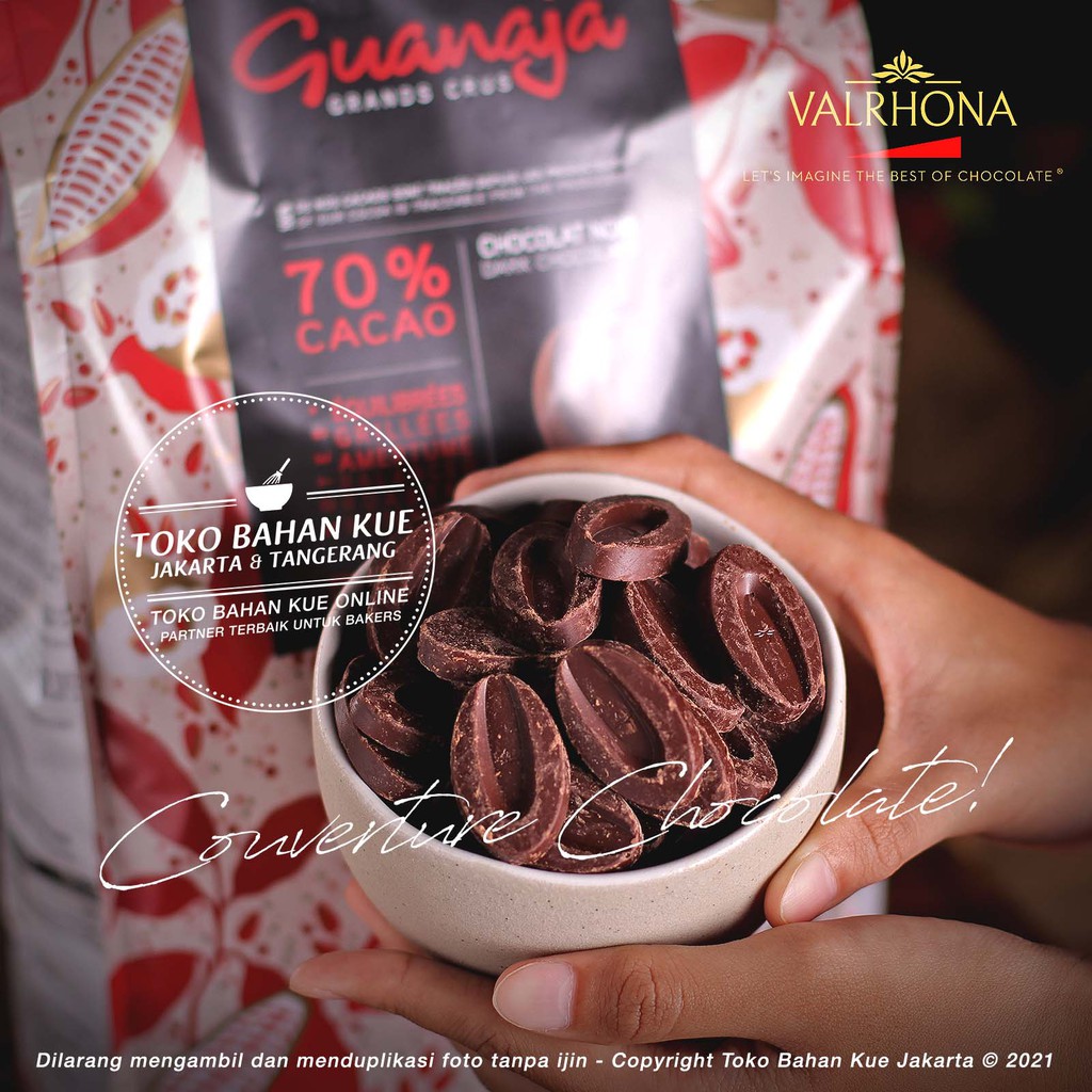 Savencia Fromage & Dairy Valrhona Guanaja 70% Dark Chocolate 100 g
