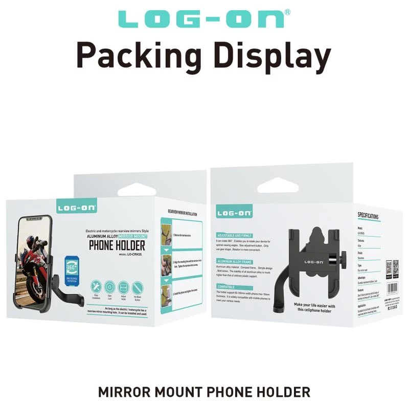  Log-On Holder Aluminium Aloy  LO-CRH35