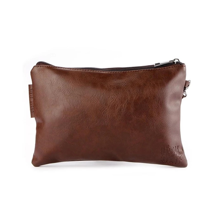 Urban State Distressed Leather Pouch Clutch 1