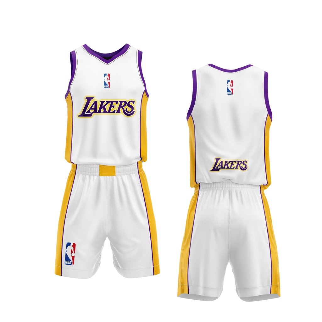 Jersey Basket NBA Lakers One Set