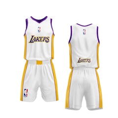 Jersey Basket NBA Lakers One Set
