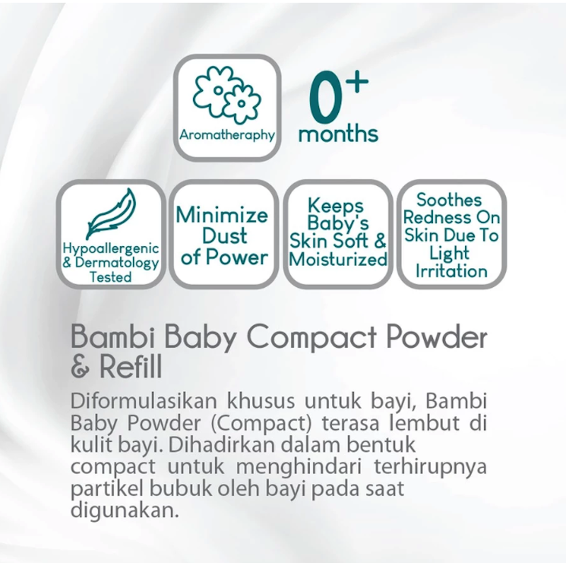Bambi Baby Compact Powder Prickly Heat 5