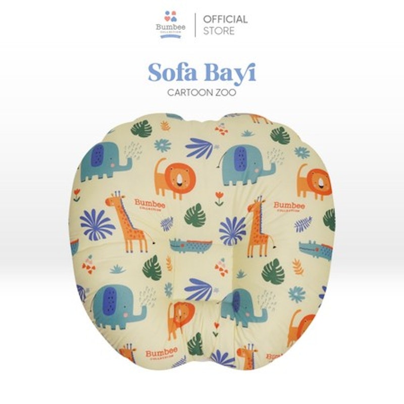 Bumbee Collection Sofa Bayi Belajar Duduk Tummy Time 3
