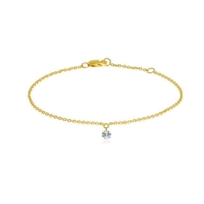 Candy Pop Chain Anklet 16K Yellow Gold 3