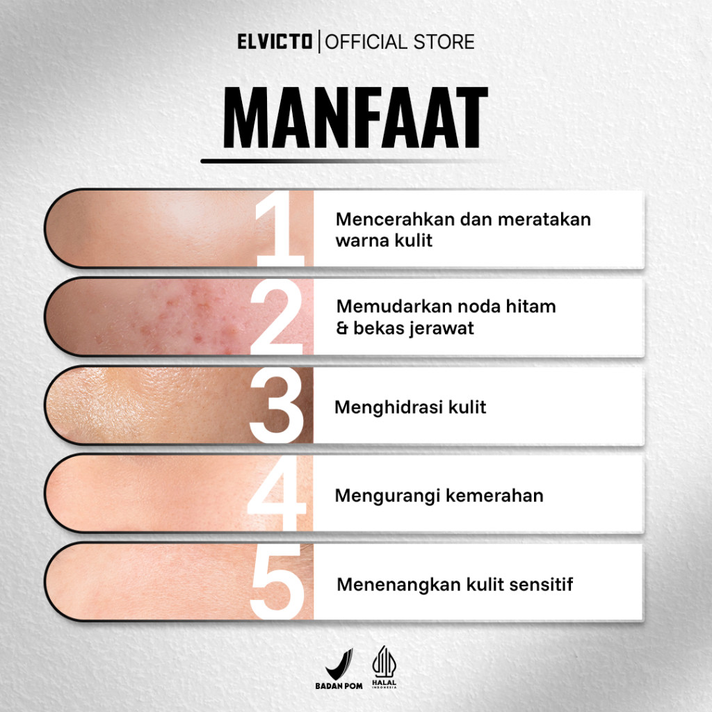 Gizi Indonesia ELVICTO Bright Up Moisturizer+