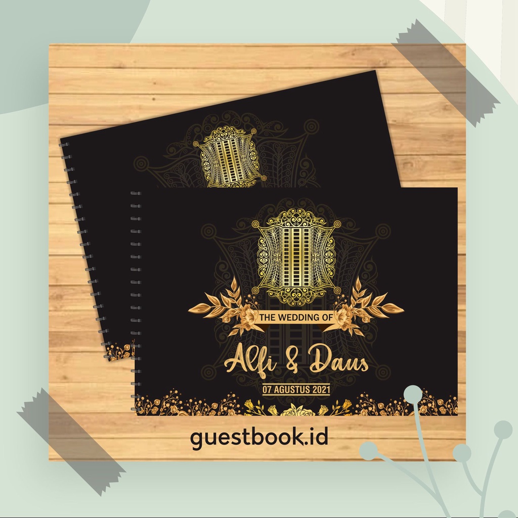 Guestbook.id Guest Book Custom Nama Adat 5