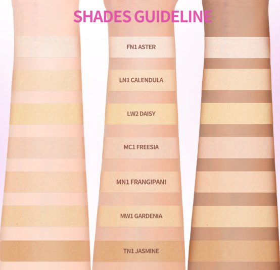 HEBE Beauty Style Barenbliss Bloomatte Perfect Zoom Cover Cushion MN1 Frangipani