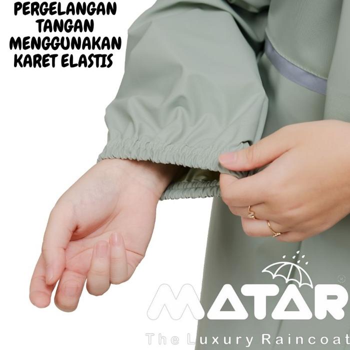  Matar Jas Hujan Gamis Syar'i Muslimah Jumbo