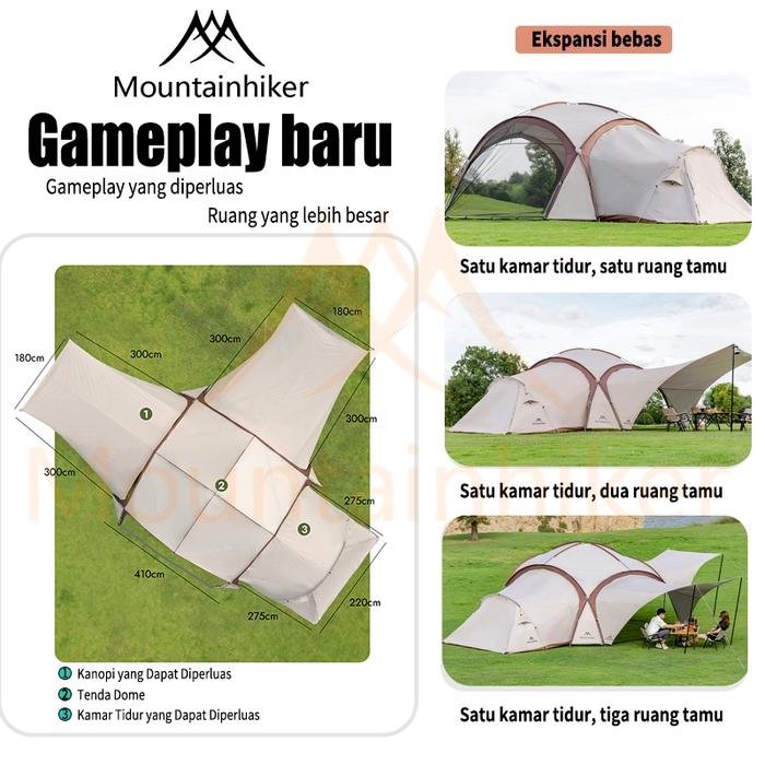 Mountainhiker Tenda Dome 3