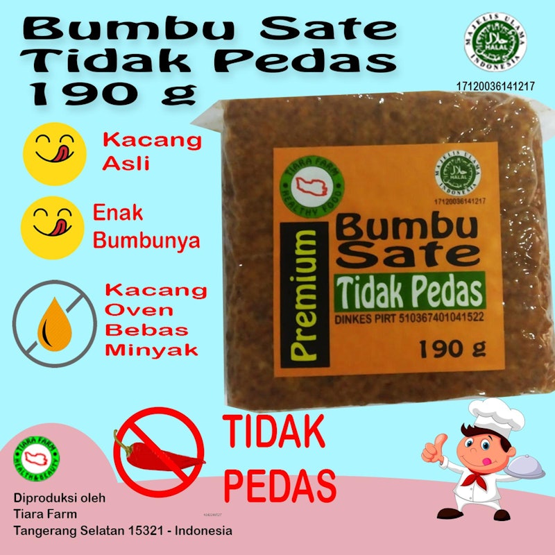 Tiara Farm Bumbu Sate Tidak pedas 2