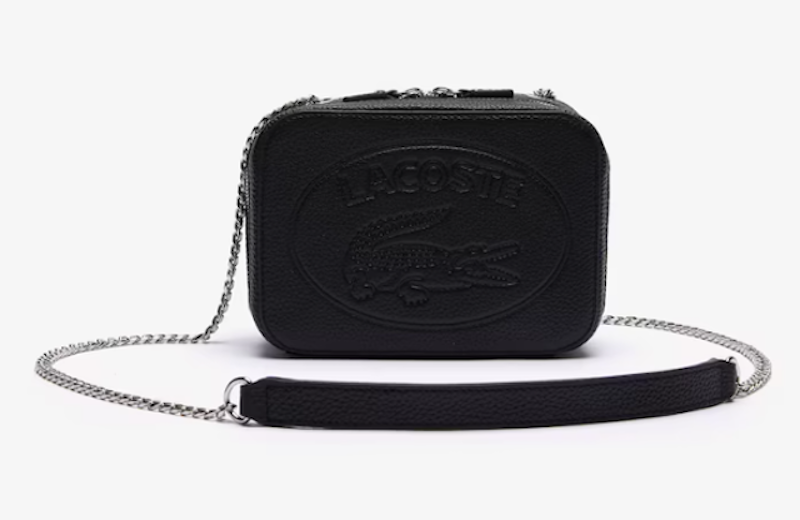 Women’s Croco Crew Grained Leather Zip Shoulder Bag 2
