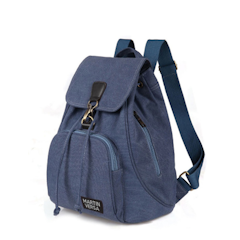 Tas Ransel Wanita Serut Kanvas Backpack Woman TR5