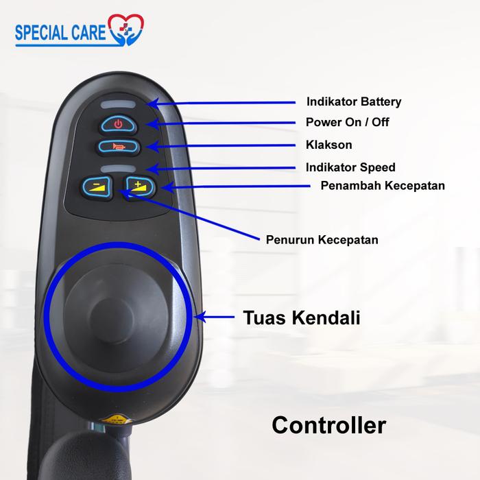 BIOMEDIX Kursi Roda Elektrik Lipat Otomatis V1 