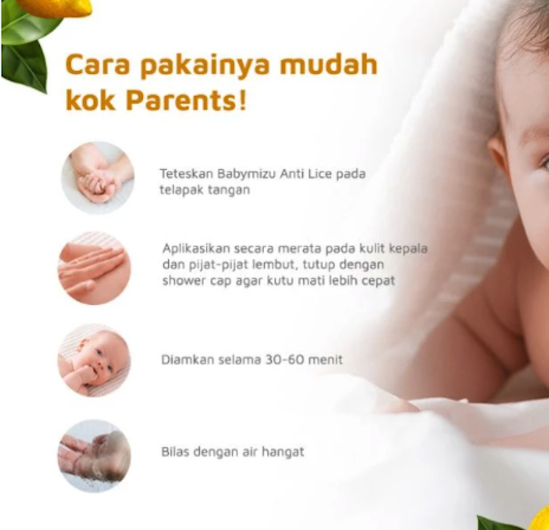 Babymizu Anti Lice Intensive Hair Oil 3