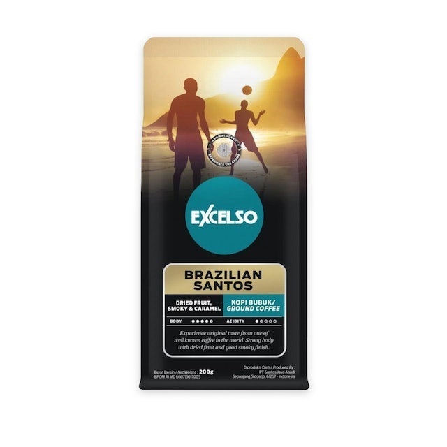 Ini Dia 5 Rekomendasi Produk Excelso Coffee Terbaik Terbaru Tahun 2023 Excelso Brazilian Santos Gambar 1