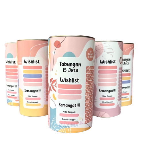 Celengan Target Jumbo Permanen atau Buka Tutup